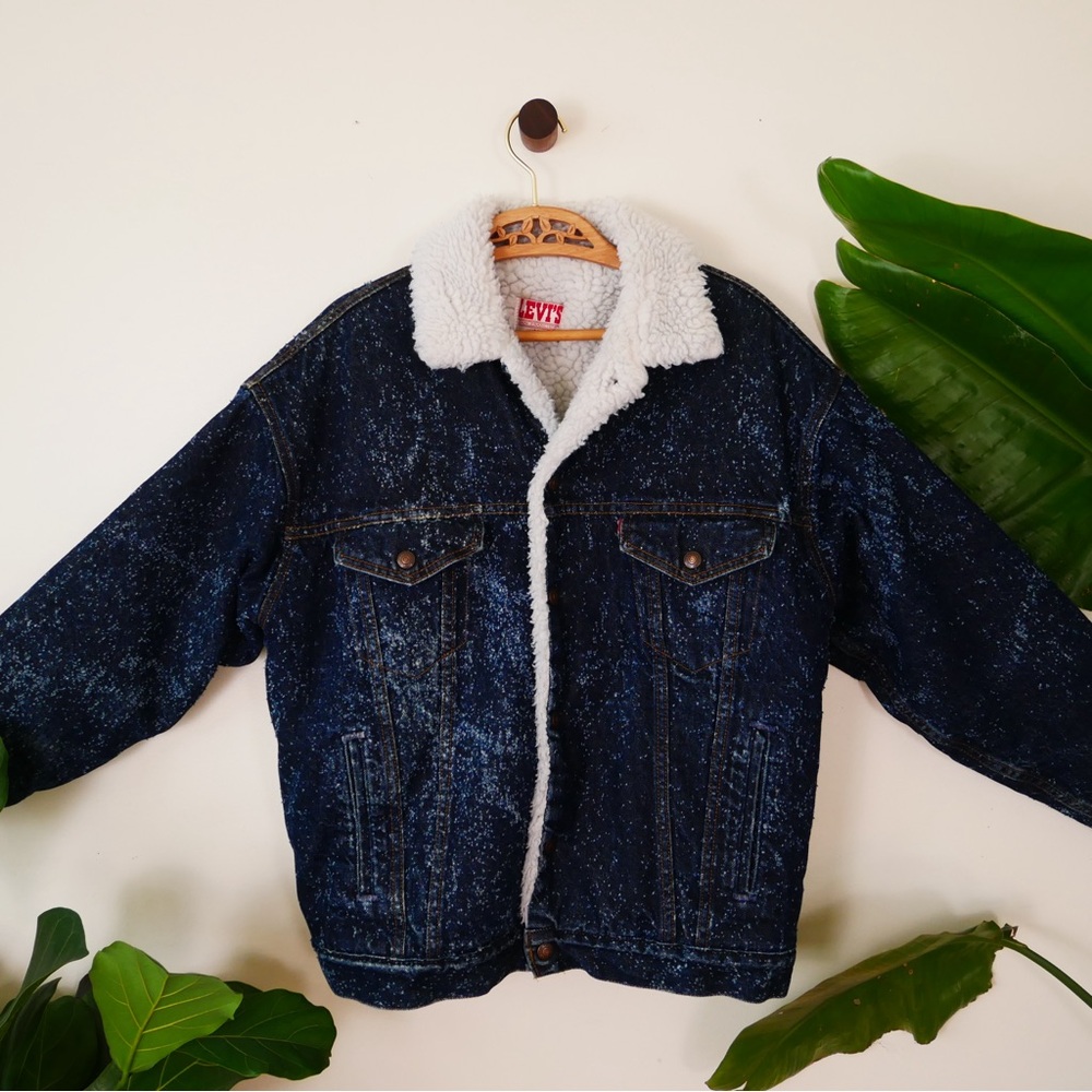 Vintage Levi’s Sherpa Lined Trucker Jean Jacket